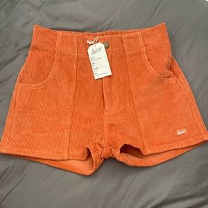 HAMMIES CORDUROY 70S SHORTS RUST sz 28
